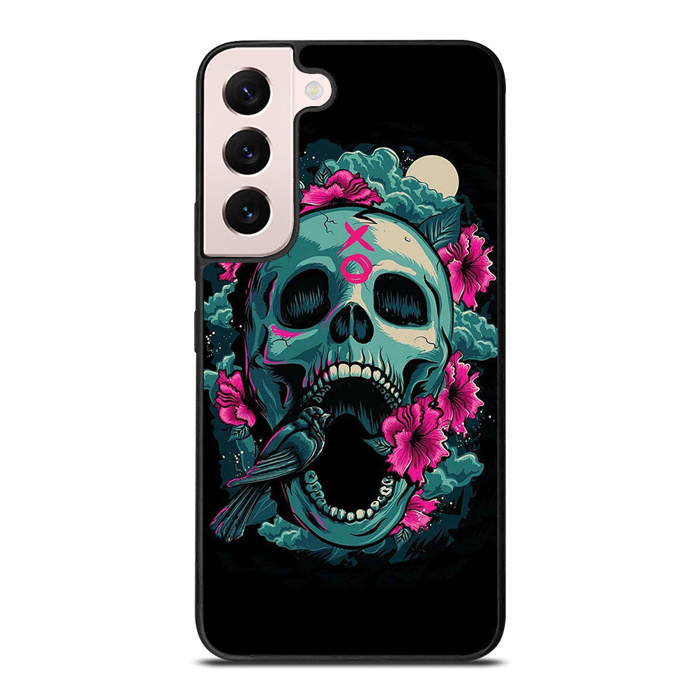SUGAR SKULL FLOWER Samsung Galaxy S22 Plus Case Cover