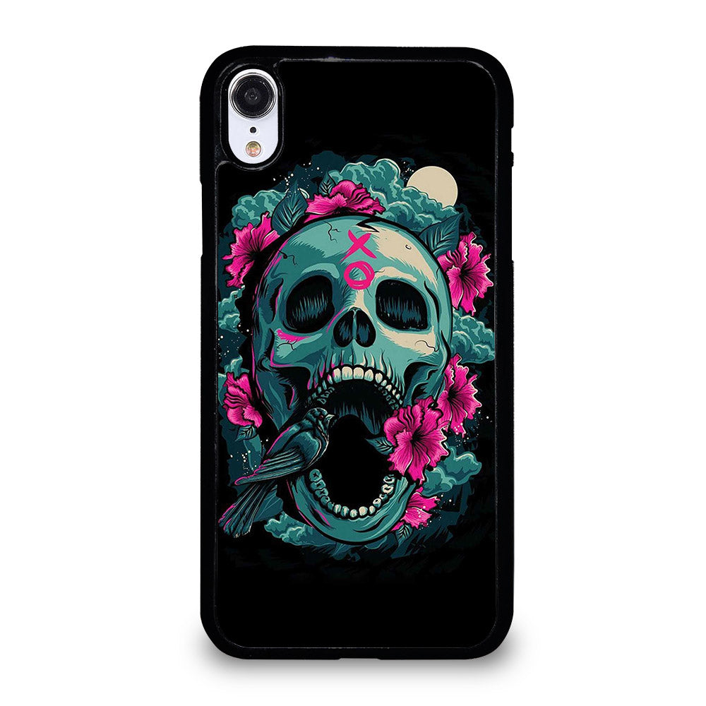 SUGAR SKULL FLOWER iPhone XR Case Cover