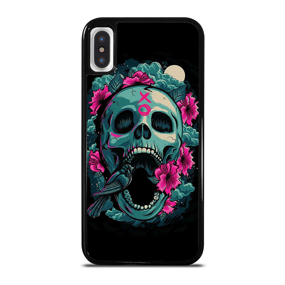 SUGAR SKULL FLOWER iPhone X / XS Case Cover