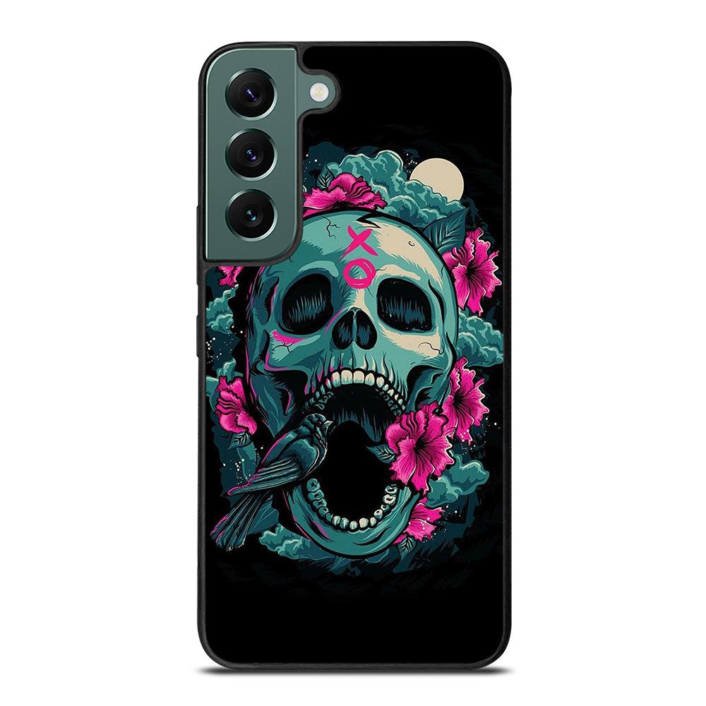 SUGAR SKULL FLOWER Samsung Galaxy S22 Case Cover