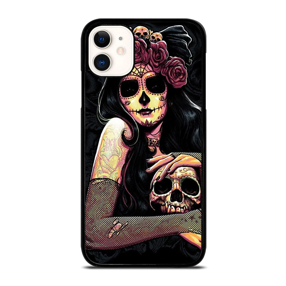 SUGAR SKULL GIRL iPhone 11 Case Cover