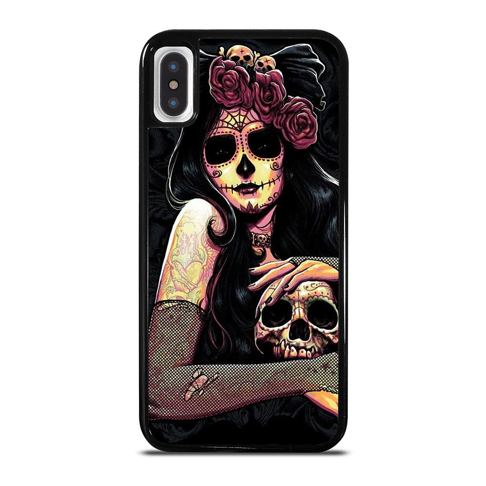 SUGAR SKULL GIRL iPhone X / XS Case Cover