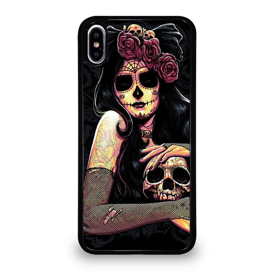 SUGAR SKULL GIRL iPhone XS Max Case Cover