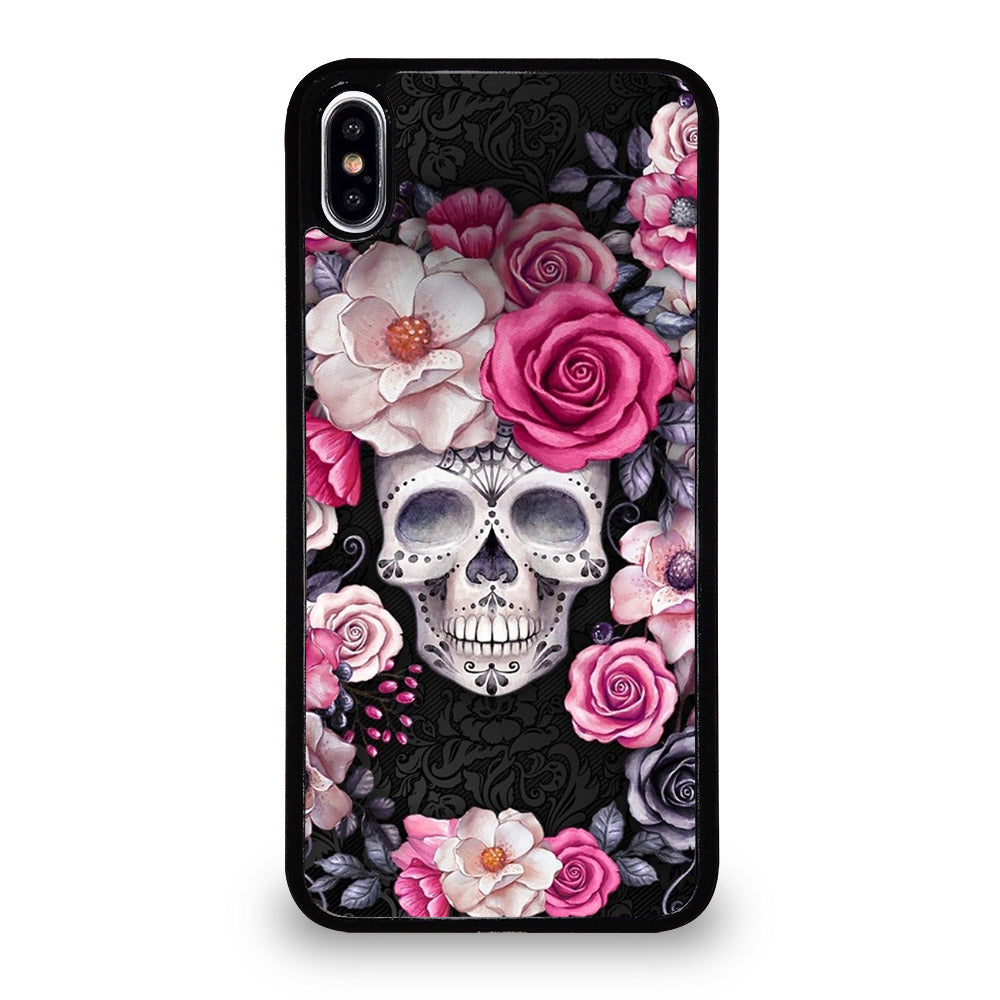 SUGAR SKULL ROSE iPhone XS Max Case Cover