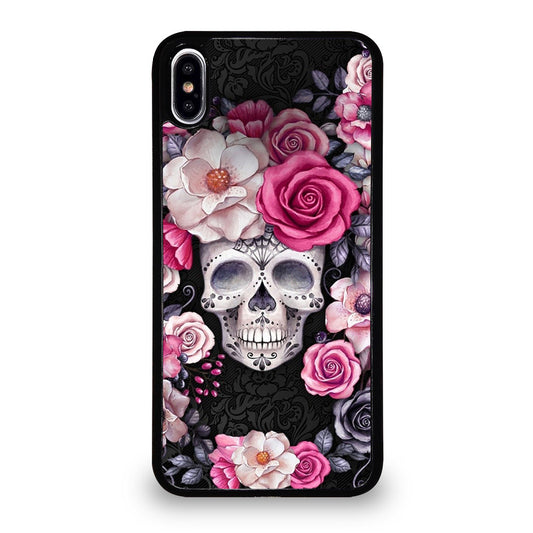 SUGAR SKULL ROSE iPhone XS Max Case Cover