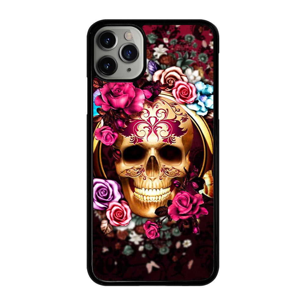 SUGAR SKULL FLORAL iPhone 11 Pro Max Case Cover