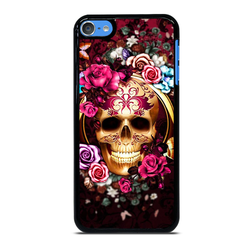 SUGAR SKULL FLORAL iPod Touch 7 Case Cover