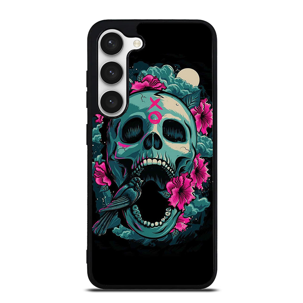 SUGAR SKULL FLOWER Samsung Galaxy S23 Case Cover