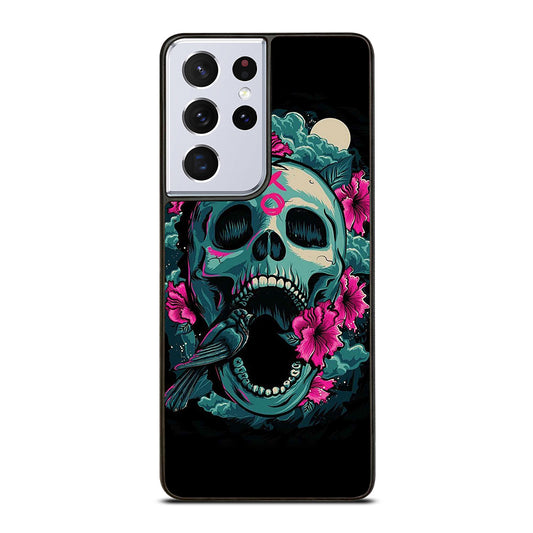 SUGAR SKULL FLOWER Samsung Galaxy S21 Ultra Case Cover