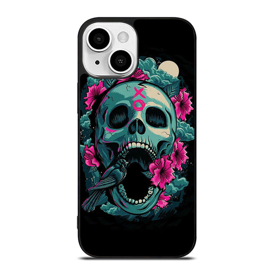 SUGAR SKULL FLOWER iPhone 13 Mini Case Cover
