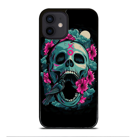 SUGAR SKULL FLOWER iPhone 12 Mini Case Cover