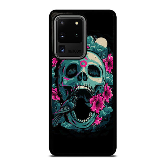 SUGAR SKULL FLOWER Samsung Galaxy S20 Ultra Case Cover