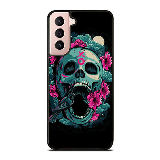 SUGAR SKULL FLOWER Samsung Galaxy S21 Case Cover