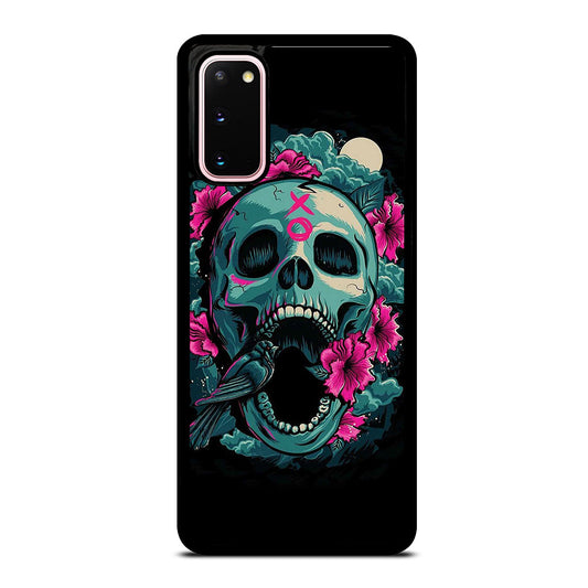 SUGAR SKULL FLOWER Samsung Galaxy S20 Case Cover