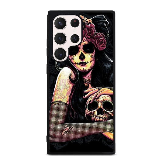 SUGAR SKULL GIRL Samsung Galaxy S23 Ultra Case Cover