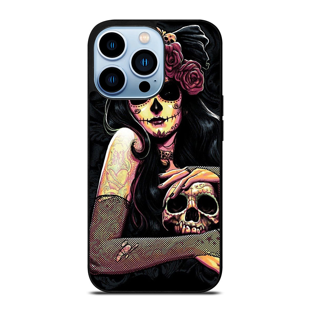 SUGAR SKULL GIRL iPhone 13 Pro Max Case Cover