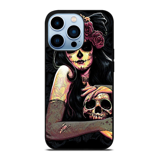 SUGAR SKULL GIRL iPhone 13 Pro Max Case Cover