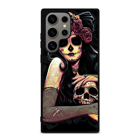 SUGAR SKULL GIRL Samsung Galaxy S24 Ultra Case Cover