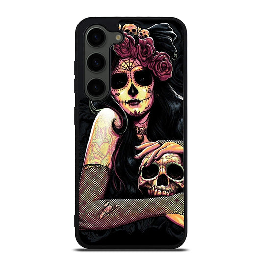 SUGAR SKULL GIRL Samsung Galaxy S23 Plus Case Cover