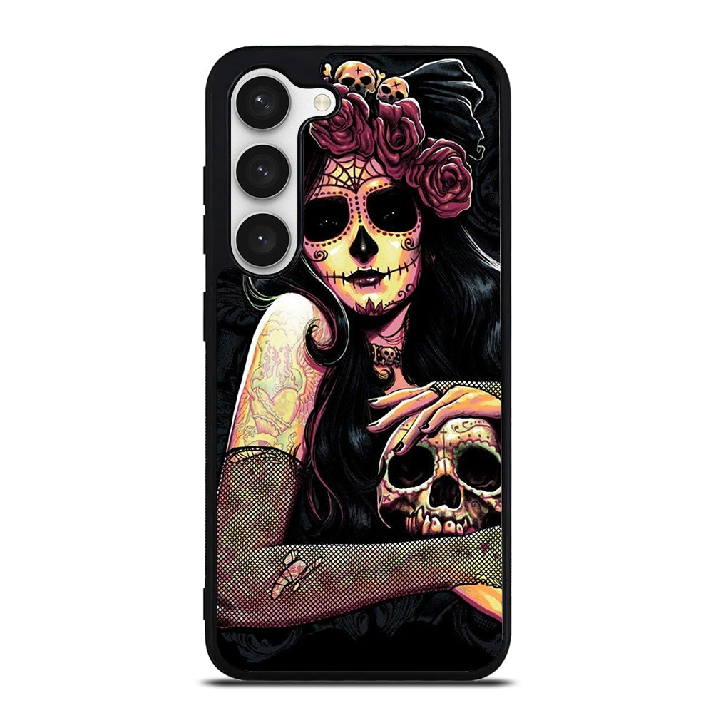 SUGAR SKULL GIRL Samsung Galaxy S23 Case Cover