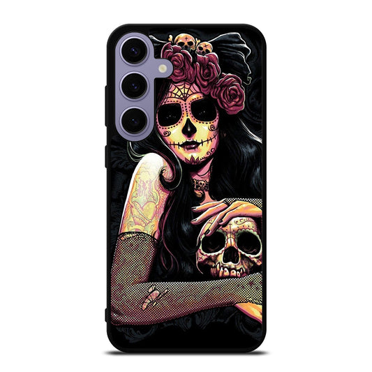 SUGAR SKULL GIRL Samsung Galaxy S24 Plus Case Cover