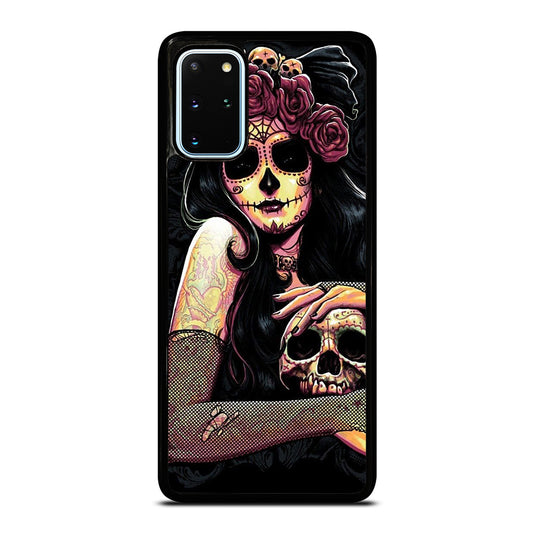 SUGAR SKULL GIRL Samsung Galaxy S20 Plus Case Cover