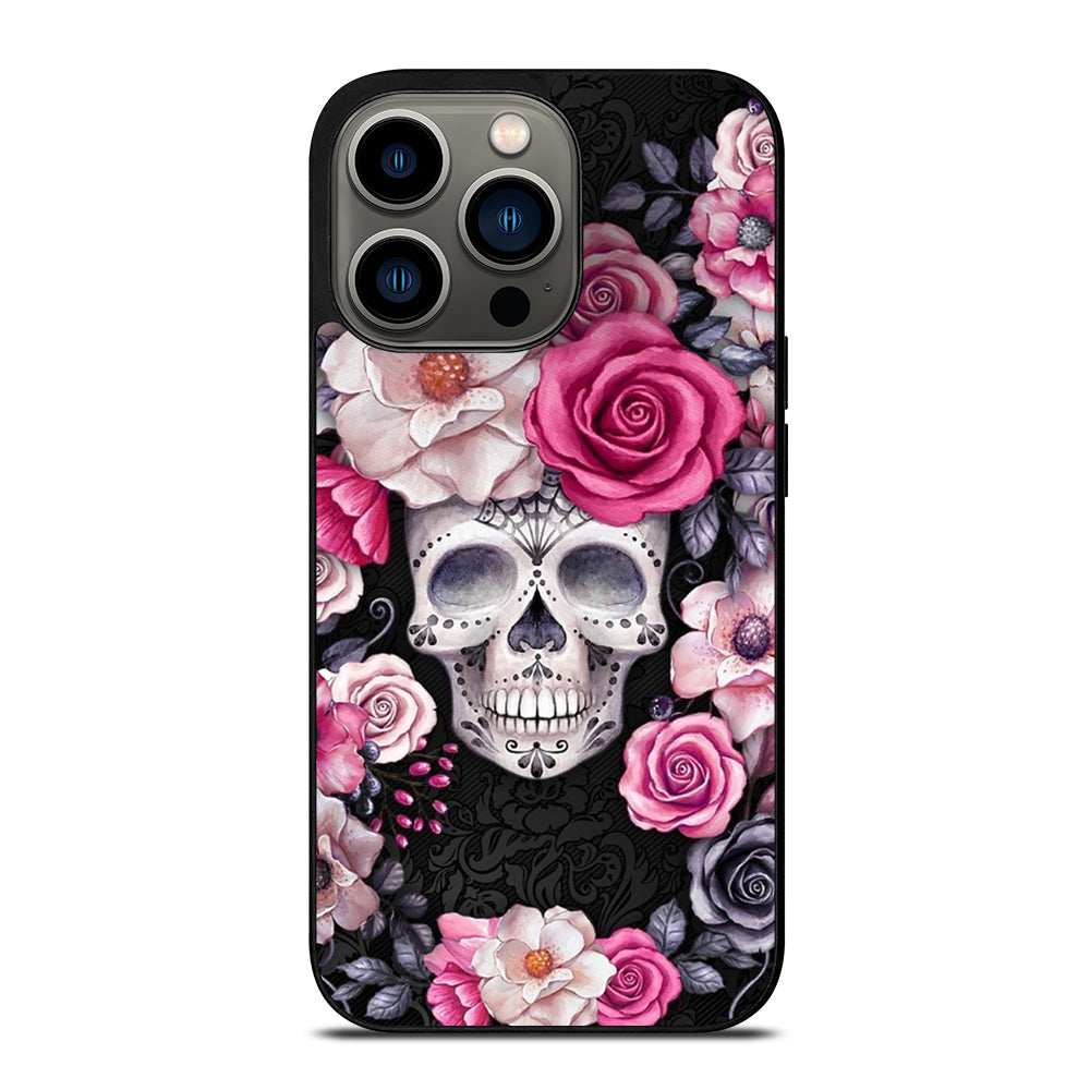 SUGAR SKULL ROSE iPhone 13 Pro Case Cover