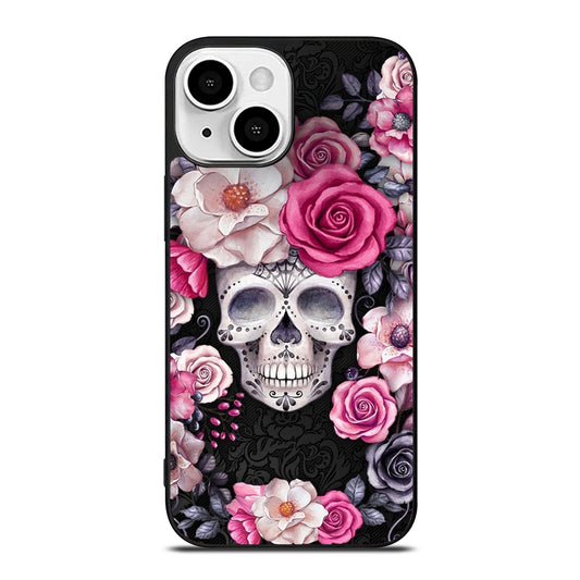 SUGAR SKULL ROSE iPhone 13 Mini Case Cover