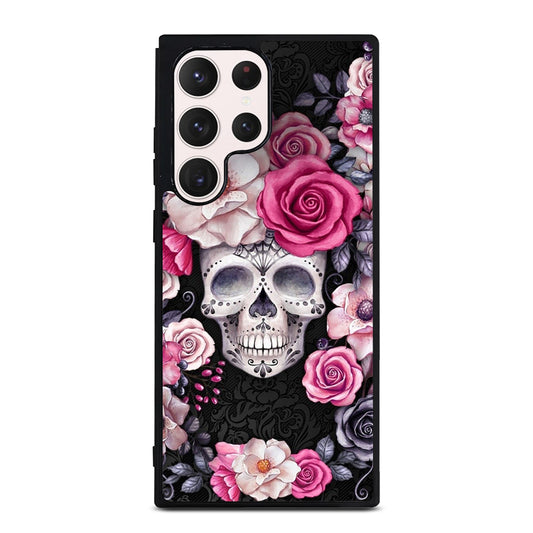 SUGAR SKULL ROSE Samsung Galaxy S23 Ultra Case Cover