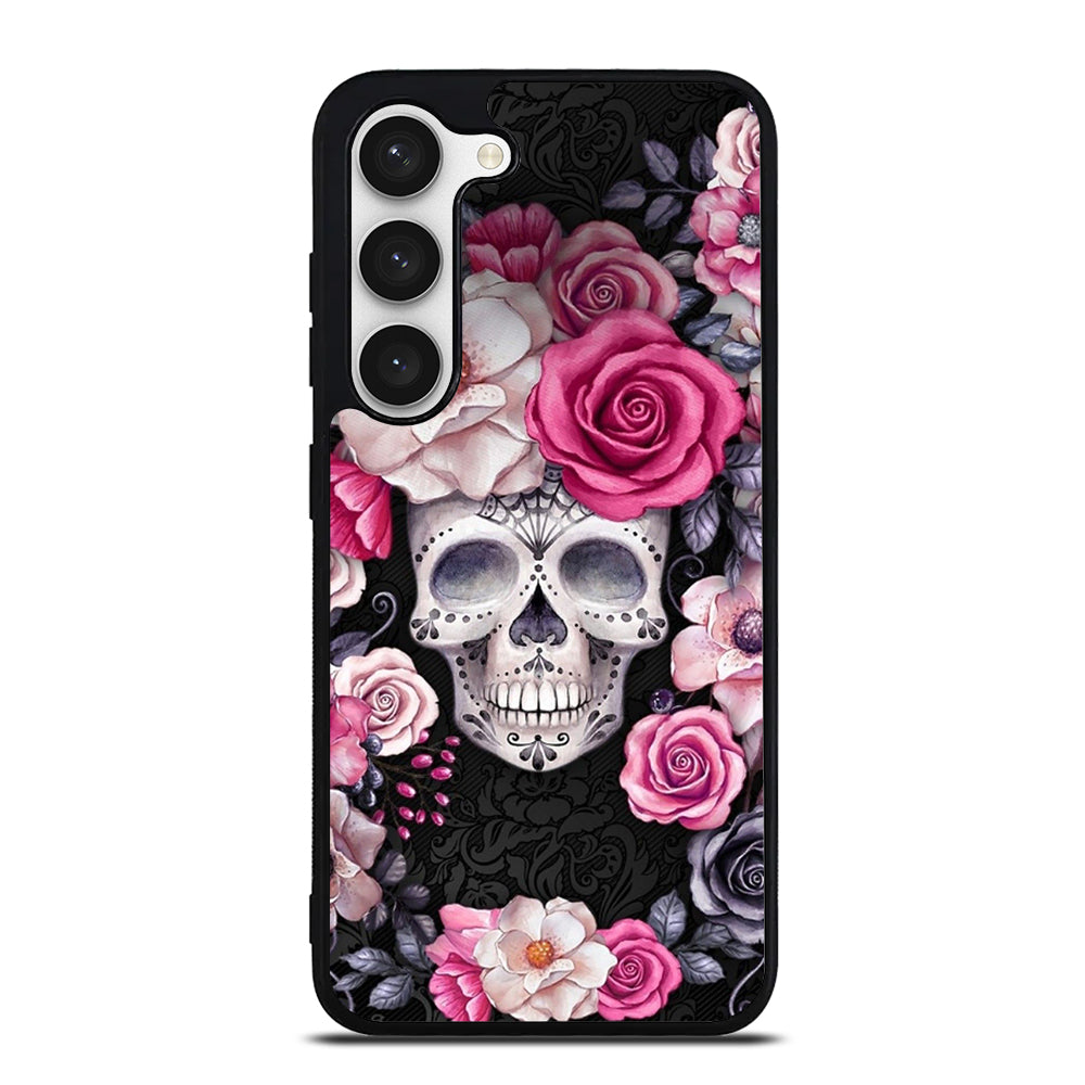 SUGAR SKULL ROSE Samsung Galaxy S23 Case Cover