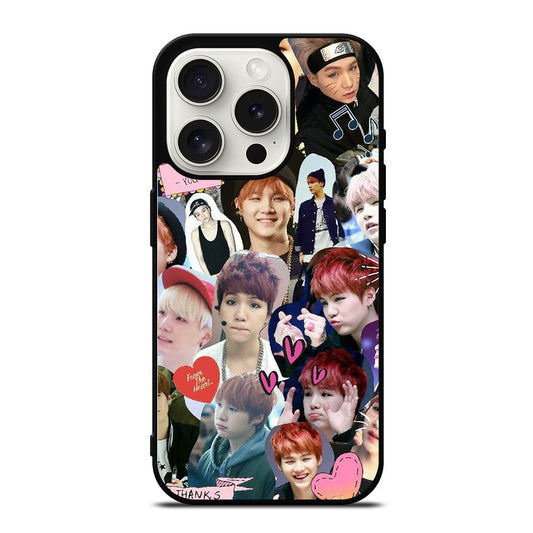 SUGA BTS COLLAGE iPhone 15 Pro Case Cover