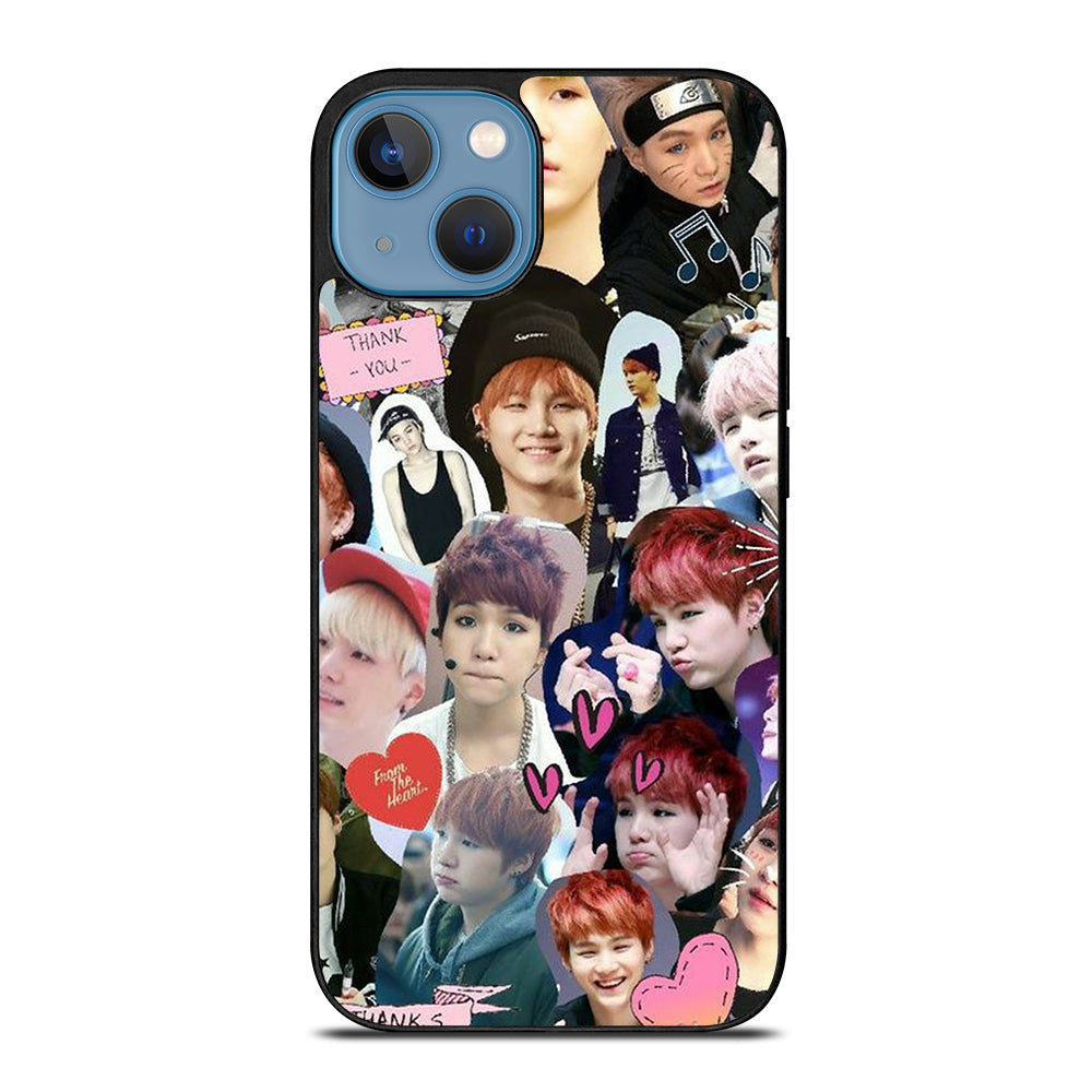 SUGA BTS COLLAGE iPhone 13 Case Cover