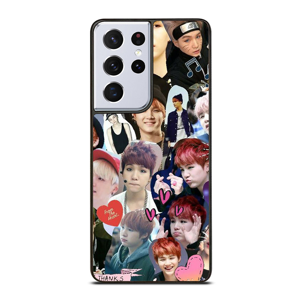 SUGA BTS COLLAGE Samsung Galaxy S21 Ultra Case Cover