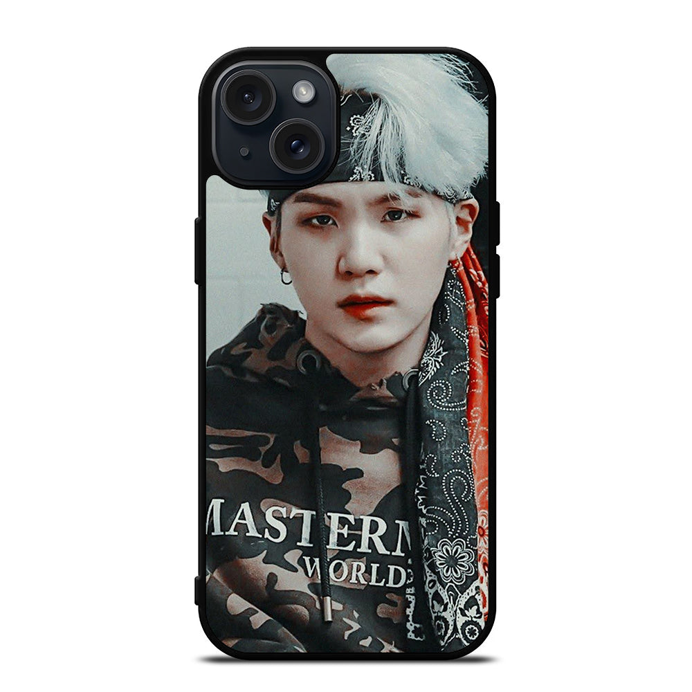 SUGA BTS FACE iPhone 15 Plus Case Cover