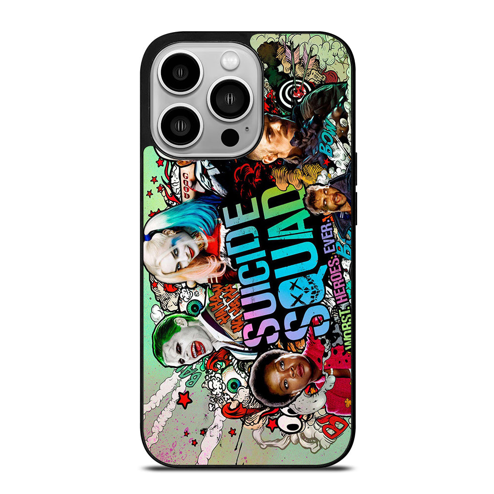 SUICIDE SQUAD POSTER iPhone 14 Pro Case Cover