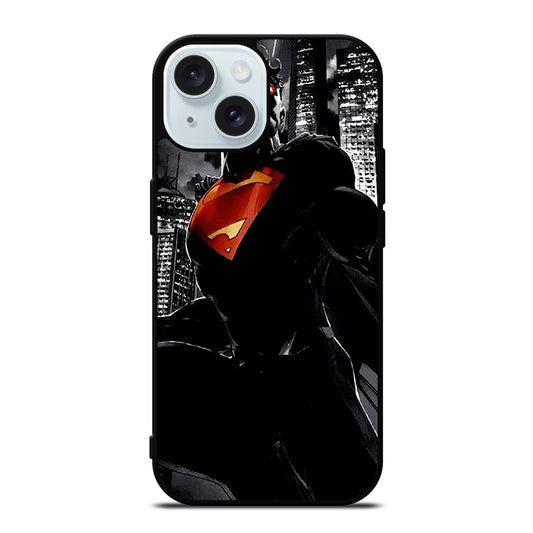 SUPERMAN DARK DC iPhone 15 Case Cover