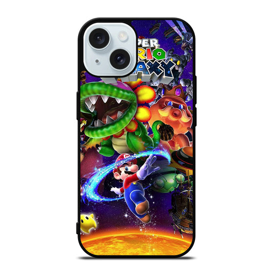 SUPER MARIO GALAXY GAME iPhone 15 Case Cover