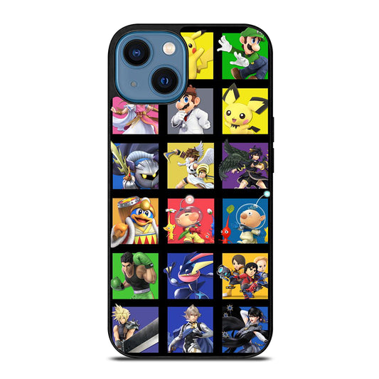 SUPER SMASH BROS VIDEO GAME iPhone 14 Case Cover