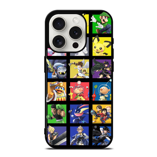 SUPER SMASH BROS VIDEO GAME iPhone 15 Pro Case Cover