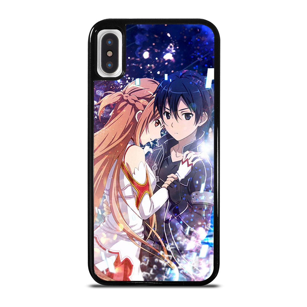 SWORD ART ONLINE ANIME KIRITO AND ASUNA 2 iPhone X / XS Case Cover