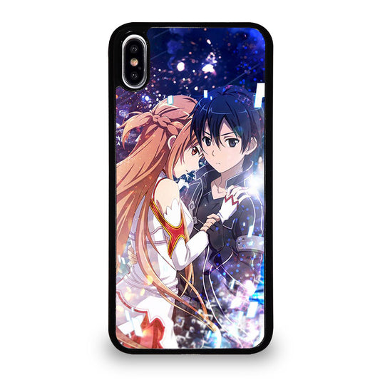 SWORD ART ONLINE ANIME KIRITO AND ASUNA 2 iPhone XS Max Case Cover