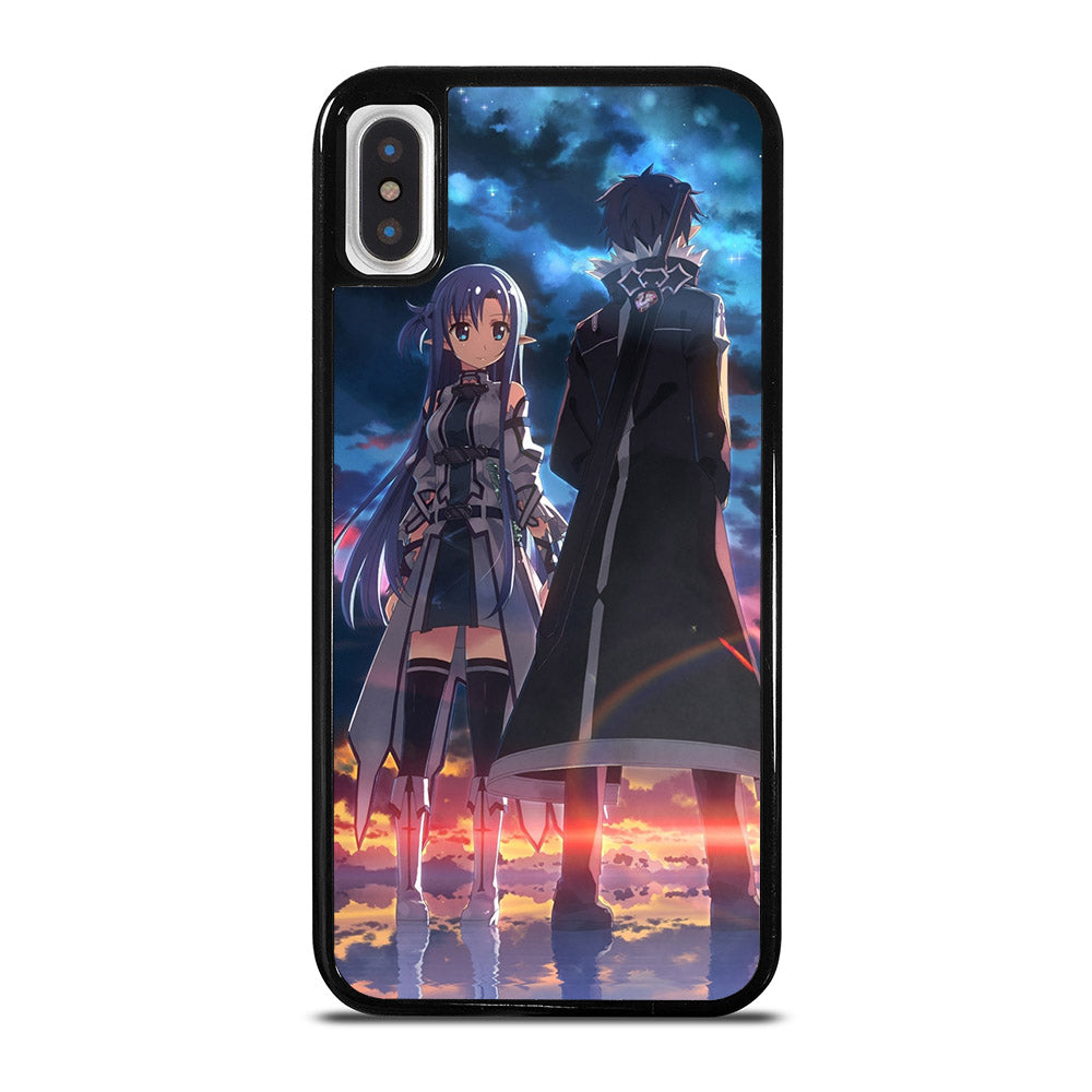 SWORD ART ONLINE ANIME KIRITO AND ASUNA iPhone X / XS Case Cover