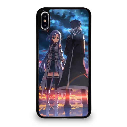 SWORD ART ONLINE ANIME KIRITO AND ASUNA iPhone XS Max Case Cover