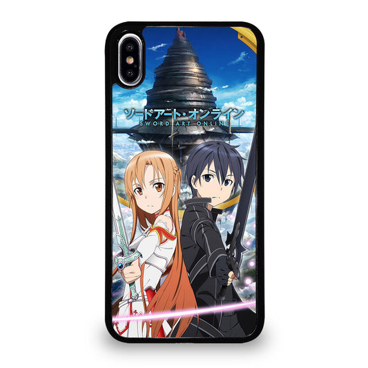 SWORD ART ONLINE KIRITO AND ASUNA ANIME iPhone XS Max Case Cover