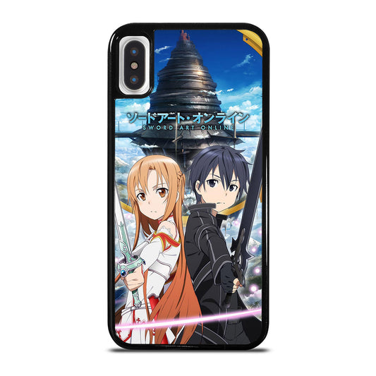 SWORD ART ONLINE KIRITO AND ASUNA ANIME iPhone X / XS Case Cover