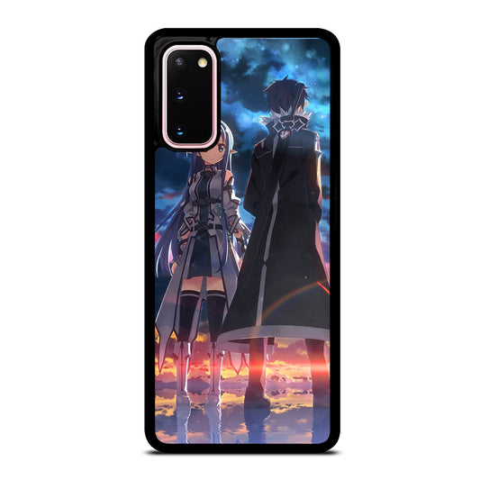 SWORD ART ONLINE ANIME KIRITO AND ASUNA Samsung Galaxy S20 Case Cover