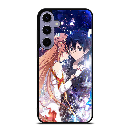 SWORD ART ONLINE ANIME KIRITO AND ASUNA 2 Samsung Galaxy S24 Plus Case Cover