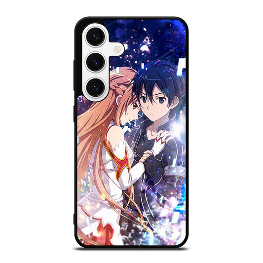 SWORD ART ONLINE ANIME KIRITO AND ASUNA 2 Samsung Galaxy S24 Case Cover