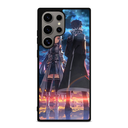 SWORD ART ONLINE ANIME KIRITO AND ASUNA Samsung Galaxy S24 Ultra Case Cover