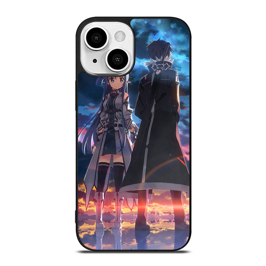SWORD ART ONLINE ANIME KIRITO AND ASUNA iPhone 13 Mini Case Cover